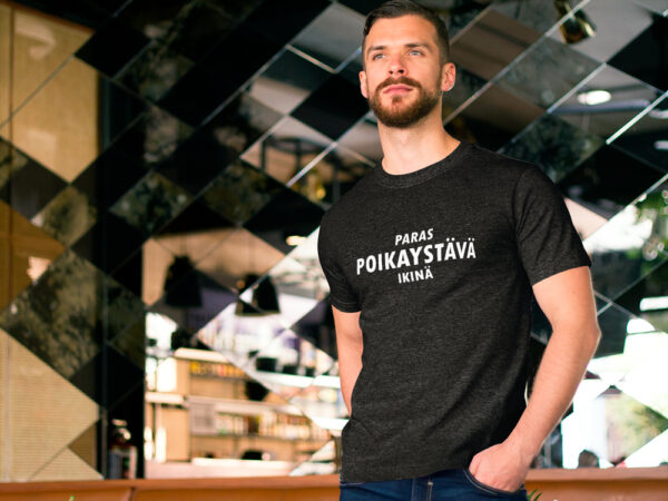 paras poikaystävä t-paita musta
