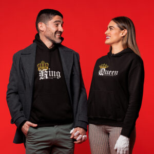 king ja queen hupparit